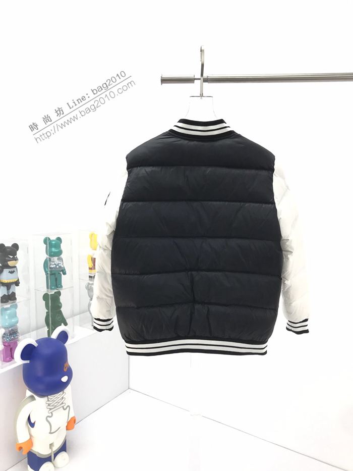 Moncler男裝 蒙口2020新款插肩撞色穿羽絨服 Moncler男士秋冬外套  ydi3159